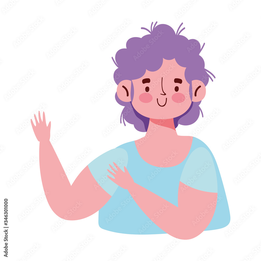 young man portrait cartoon avatar isolated icon design young man portrait cartoon avatar isolated icon design