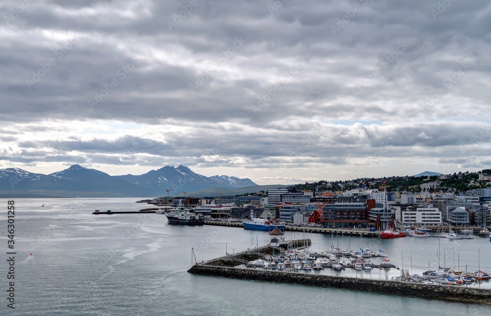 Tromso, cercle polaire arctique en Norvège