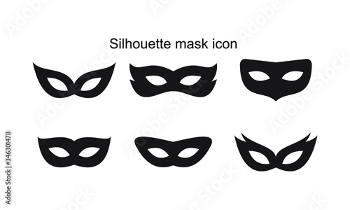 Silhouette Mask icon