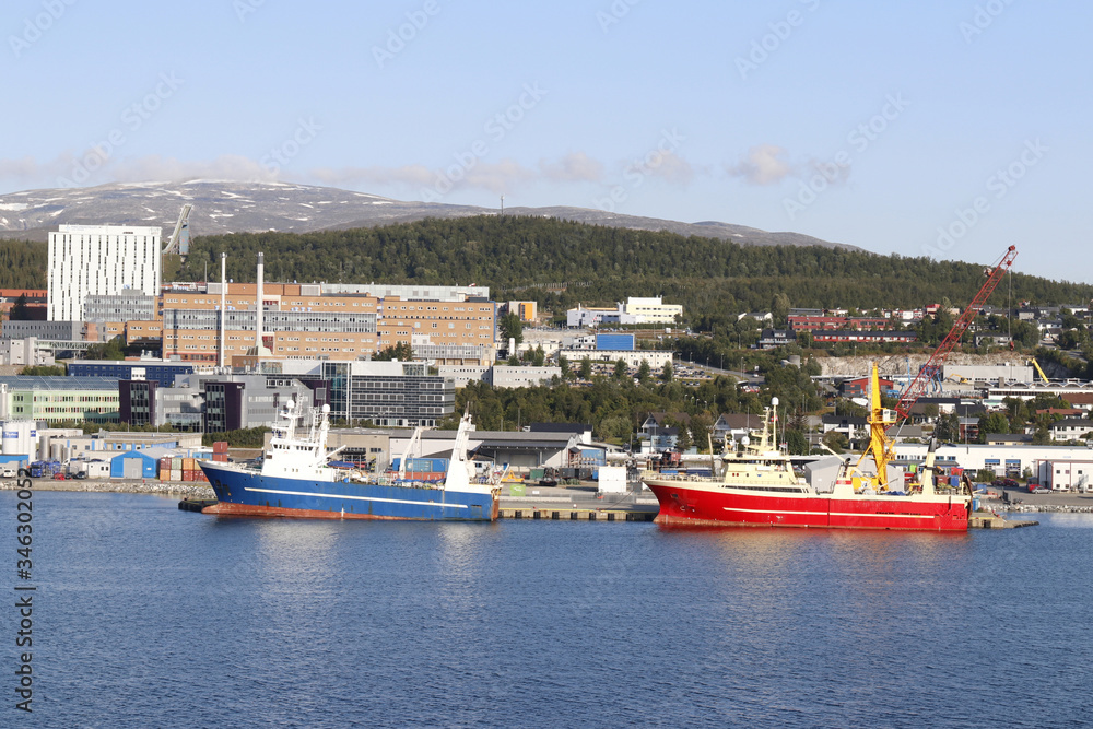 Tromso, cercle polaire arctique en Norvège Tromso, cercle polaire arctique en Norvège
