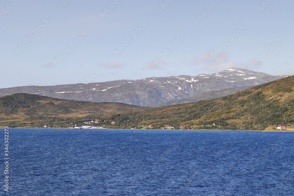 Obraz premium Tromso, cercle polaire arctique en Norvège