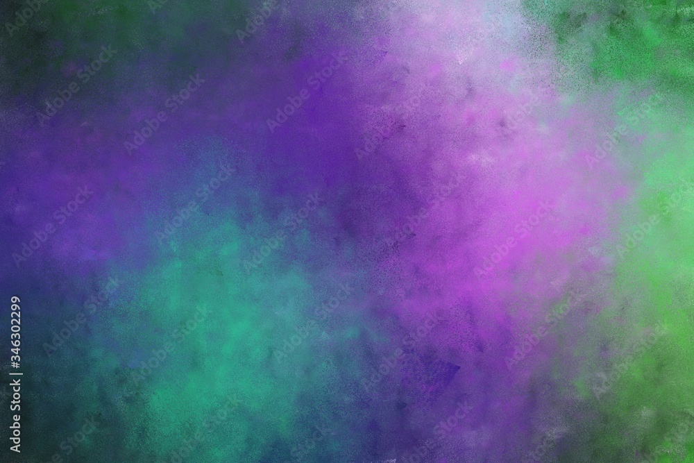 beautiful abstract painting background texture with dark slate blue, light pastel purple and dark sea green colors. can be used as poster or background