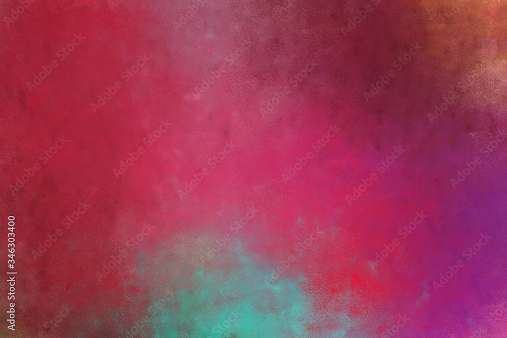 beautiful vintage abstract painted background with dark moderate pink, cadet blue and antique fuchsia colors. can be used as poster or background