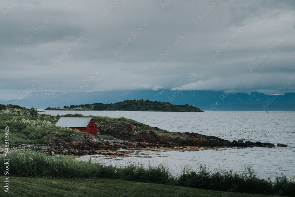 house on the coast