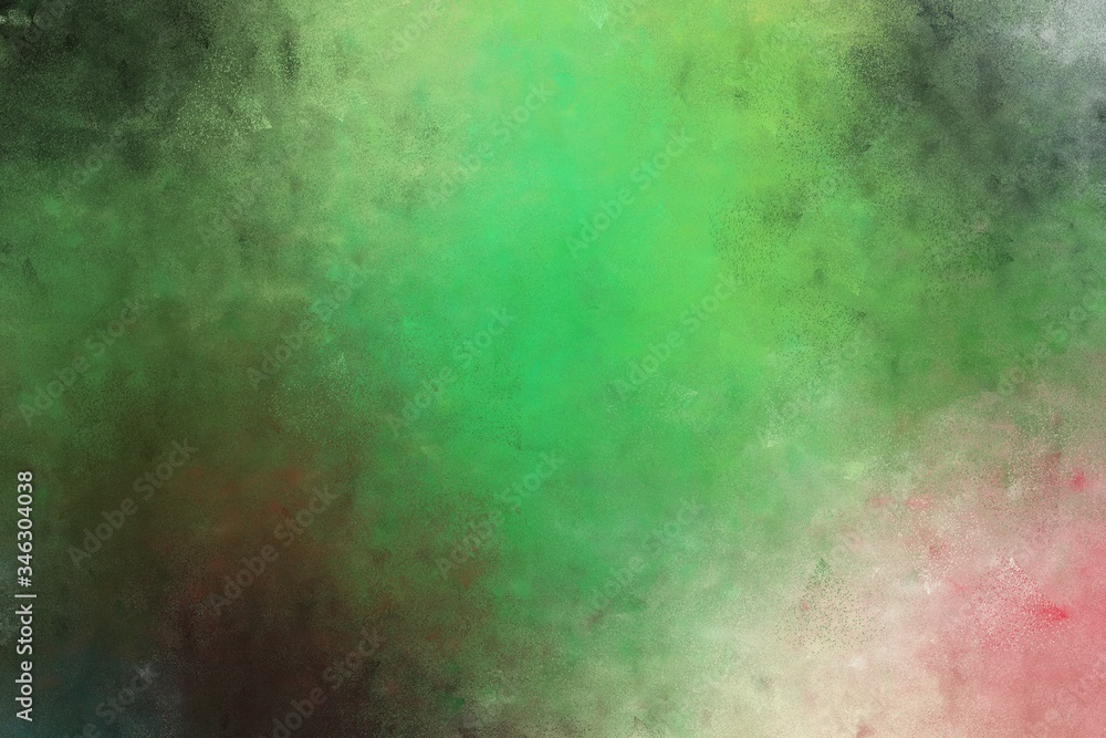 beautiful dim gray, sea green and tan colored vintage abstract painted background with space for text or image. can be used as poster or background