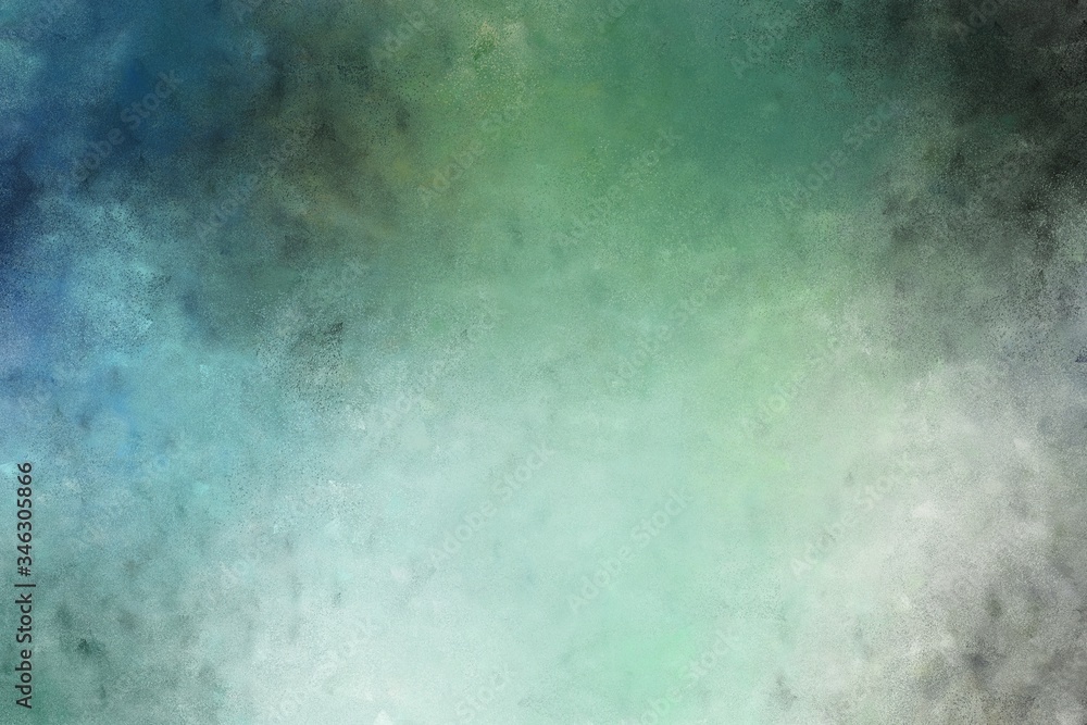 beautiful abstract painting background texture with dark sea green, light gray and dark slate gray colors. can be used as poster or background