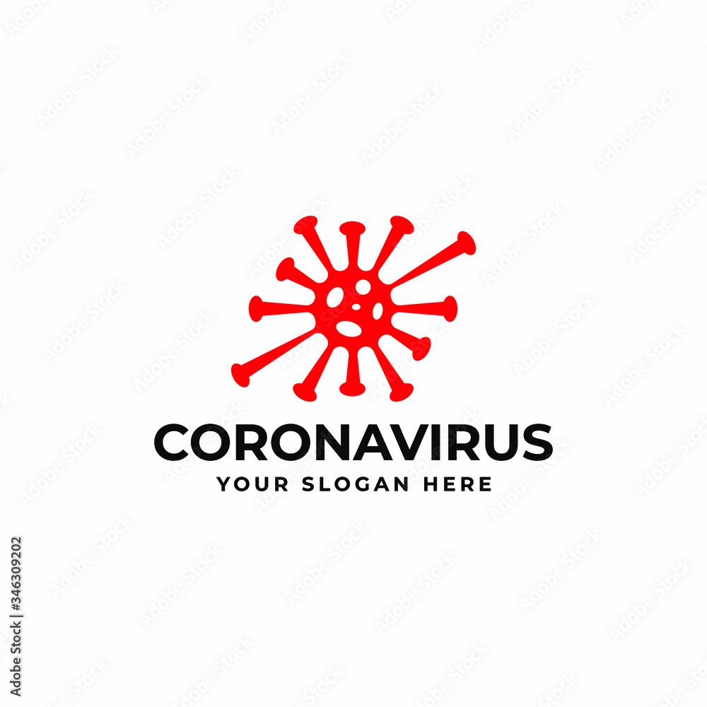 Flat abstract modern professional covid-19 corona virus logo design vector template. Covid 19 icon design for business or corporate identity. Flat abstract modern professional covid-19 corona virus logo design vector template. Covid 19 icon design for business or corporate identity.