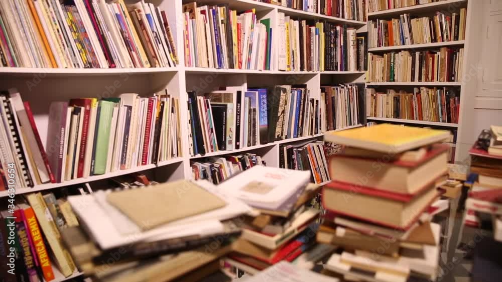 old books in a library ,fes Morocco old books in a library ,fes Morocco