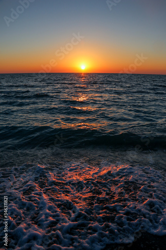 Beautiful Florida sunset on ocean