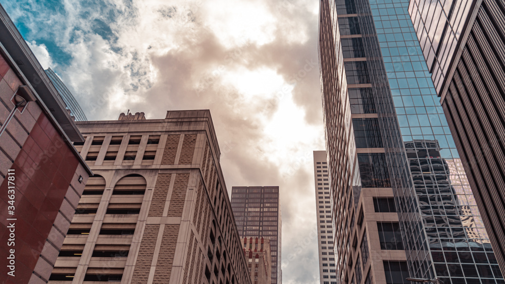 Obraz premium Buildings in downtown Houston, Texas