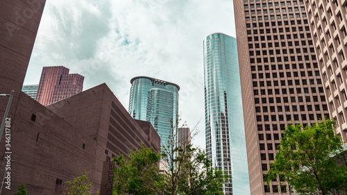 Buildings in downtown Houston, Texas