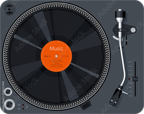 レコードプレーヤー　ターンテーブル