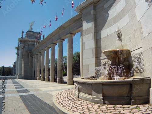 water fountain at Exhibition Place in Toronto photo