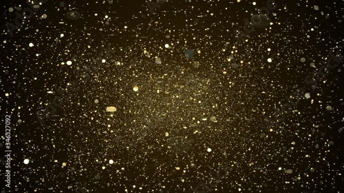 Wallpaper Mural Gold Particle Background Loop Torontodigital.ca