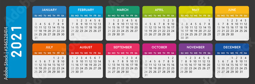 Calendar 2021