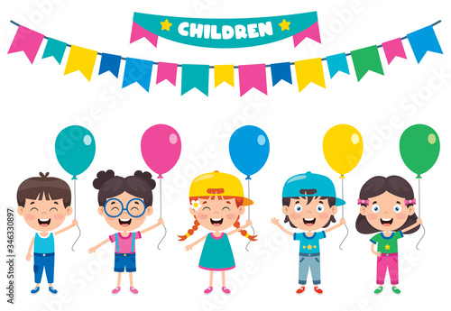 Colorful Balloons For Party Decoration