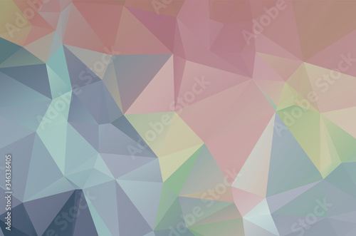 Multi color geometric triangular low poly background style