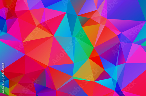 Background vivid in the style of Cubism. Color Wallpapers