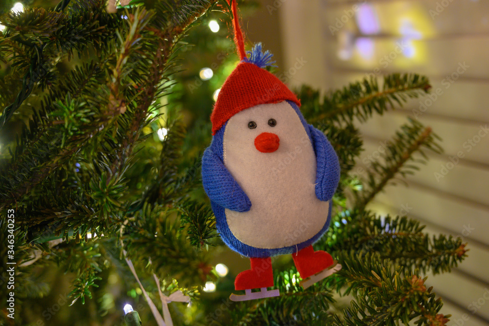 Penguins in Skates Ornament Penguins in Skates Ornament