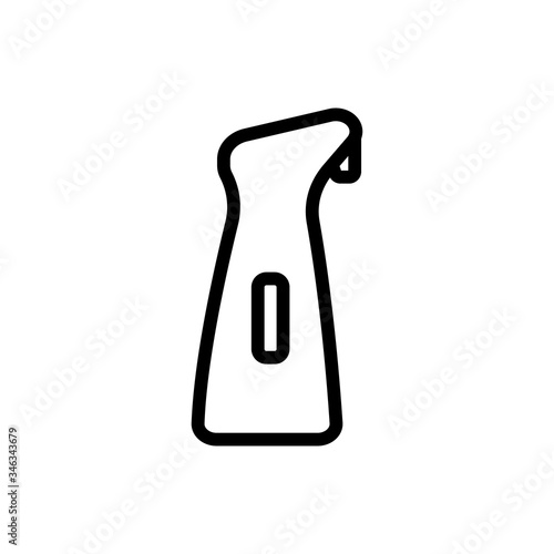 antibacterial soap dispenser icon vector. antibacterial soap dispenser sign. isolated contour symbol illustration