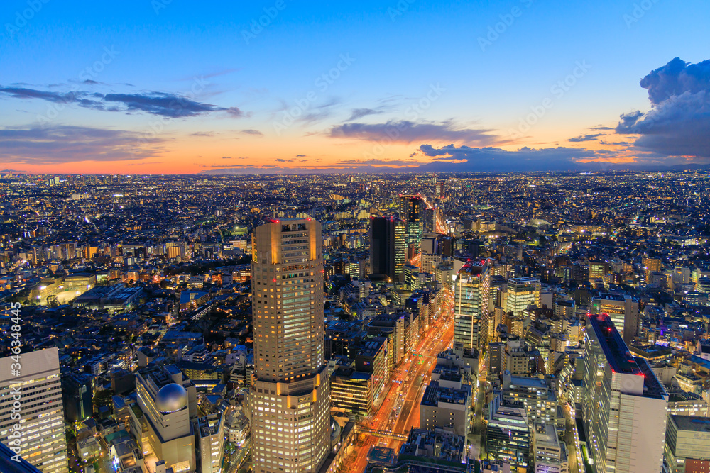 Obraz premium 渋谷スカイ：渋谷スクランブルスクエア