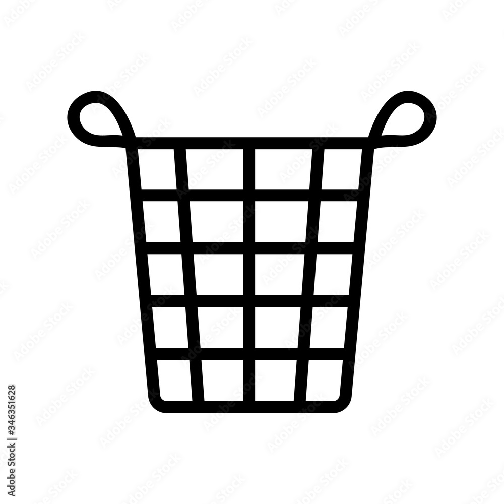 cage basket for home icon vector. cage basket for home sign. isolated contour symbol illustration cage basket for home icon vector. cage basket for home sign. isolated contour symbol illustration