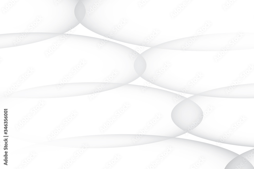 Fototapeta premium Abstract geometric white and gray color background. Vector, illustration.