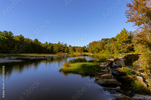 Fall scene in Oxford MA