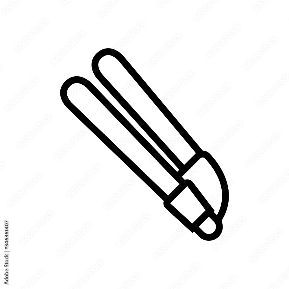 manual garlic press for kitchen icon vector. manual garlic press for kitchen sign. isolated contour symbol illustration manual garlic press for kitchen icon vector. manual garlic press for kitchen sign. isolated contour symbol illustration