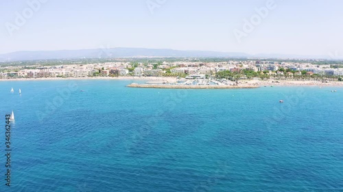 Wallpaper Mural view of the sea and city from the beach Torontodigital.ca