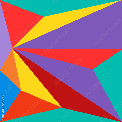 Abstract colourful pattern geometric backgrounds vector design