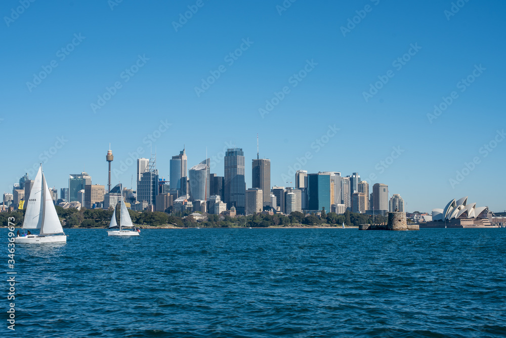 Sydney Harbour in summer