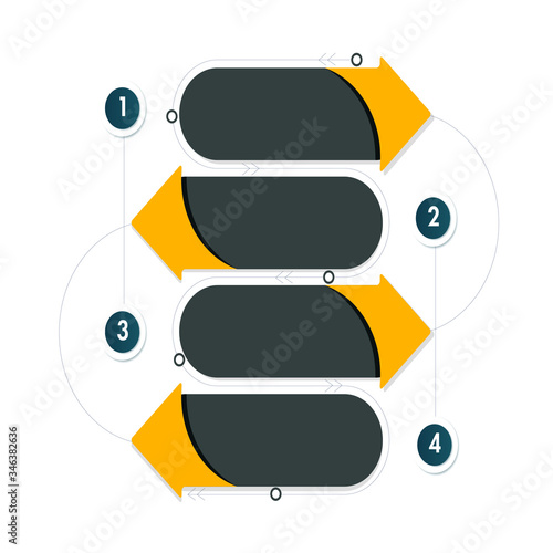 Business data. elements of graph, diagram with steps, options, parts or processes. Vector business template for presentation. Creative concept for infographic.