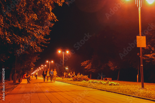 City Park in the night