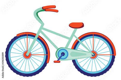 Cartoon bicycle design