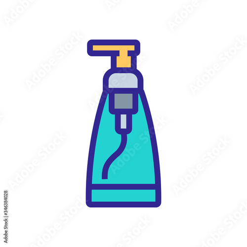 antibacterial sprayer icon vector. antibacterial sprayer sign. color symbol illustration