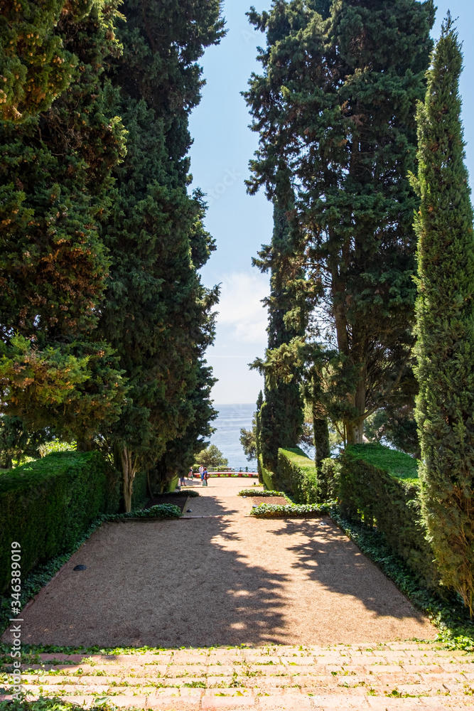 Santa Clotilde Gardens in Lloret de mar, Catalonia, Spain. Santa Clotilde Gardens in Lloret de mar, Catalonia, Spain.