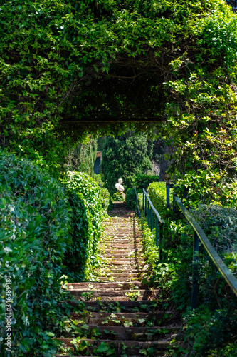 Santa Clotilde Gardens in Lloret de mar, Catalonia, Spain. photo