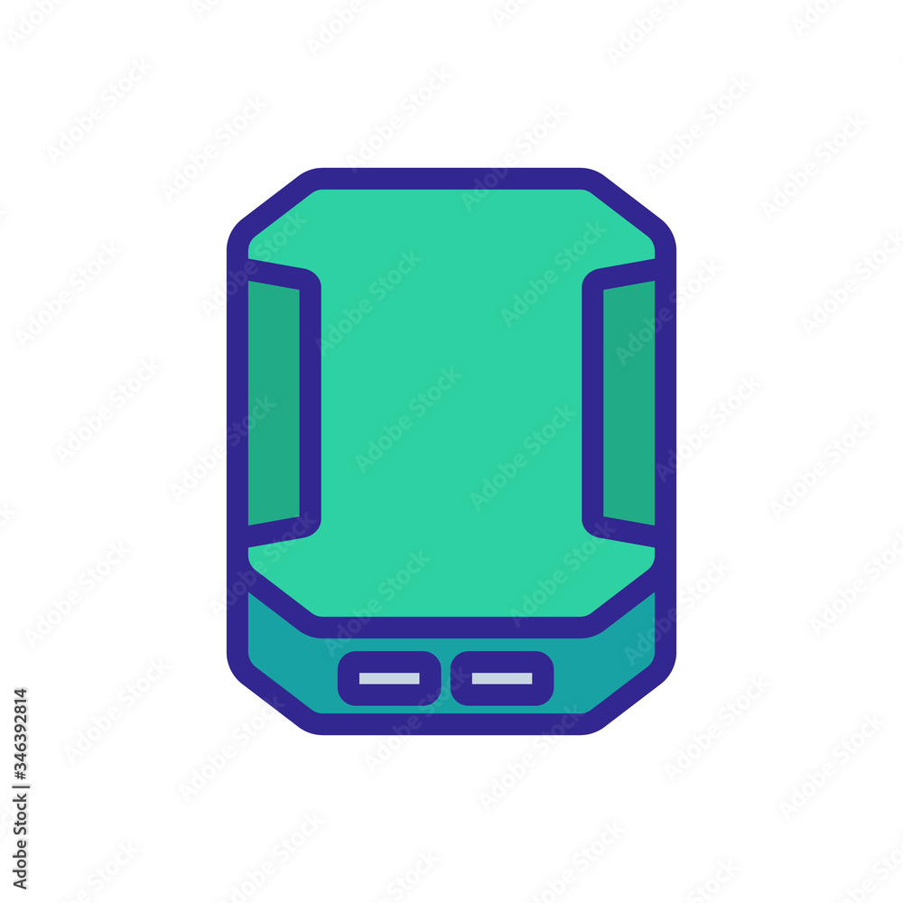 shockproof protective portable charging icon vector. shockproof protective portable charging sign. color symbol illustration shockproof protective portable charging icon vector. shockproof protective portable charging sign. color symbol illustration