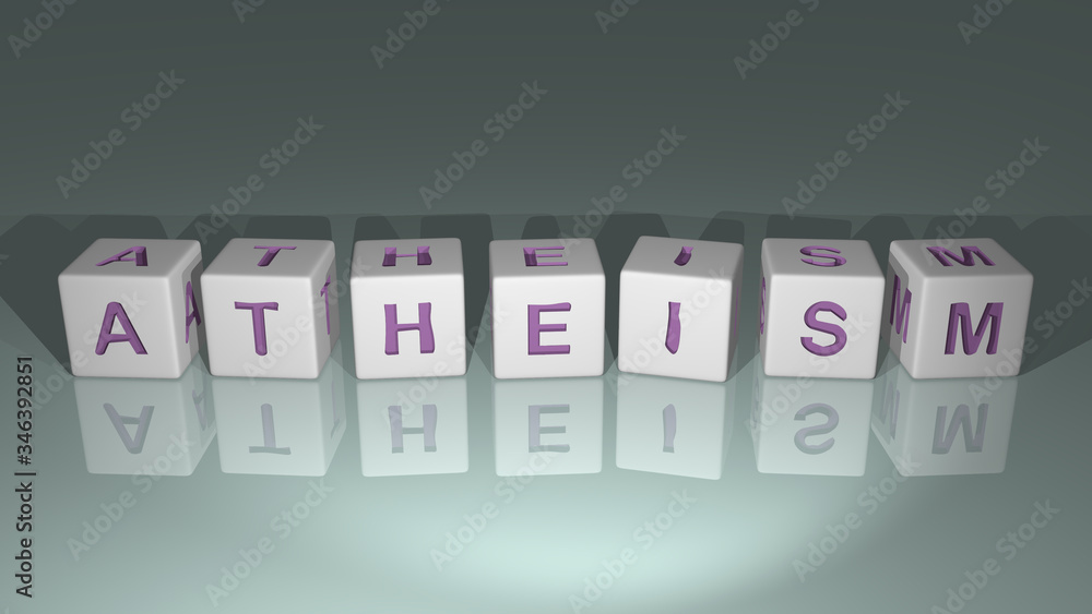 alphabetic arranged by cubic letters on a mirror floor, concept meaning and presentation in 3D perspective alphabetic arranged by cubic letters on a mirror floor, concept meaning and presentation in 3D perspective