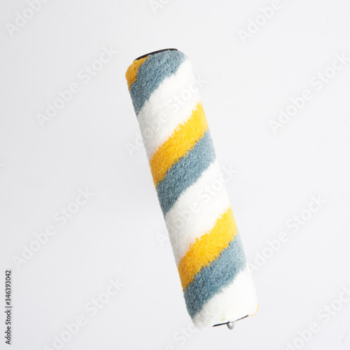 Isolated, rooler, paint, object, cone, wind, equipment