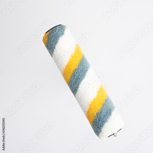Isolated, rooler, paint, object, cone, wind, equipment
