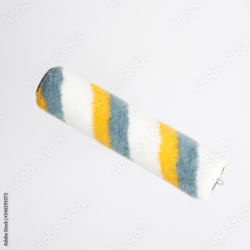 Isolated, rooler, paint, object, cone, wind, equipment