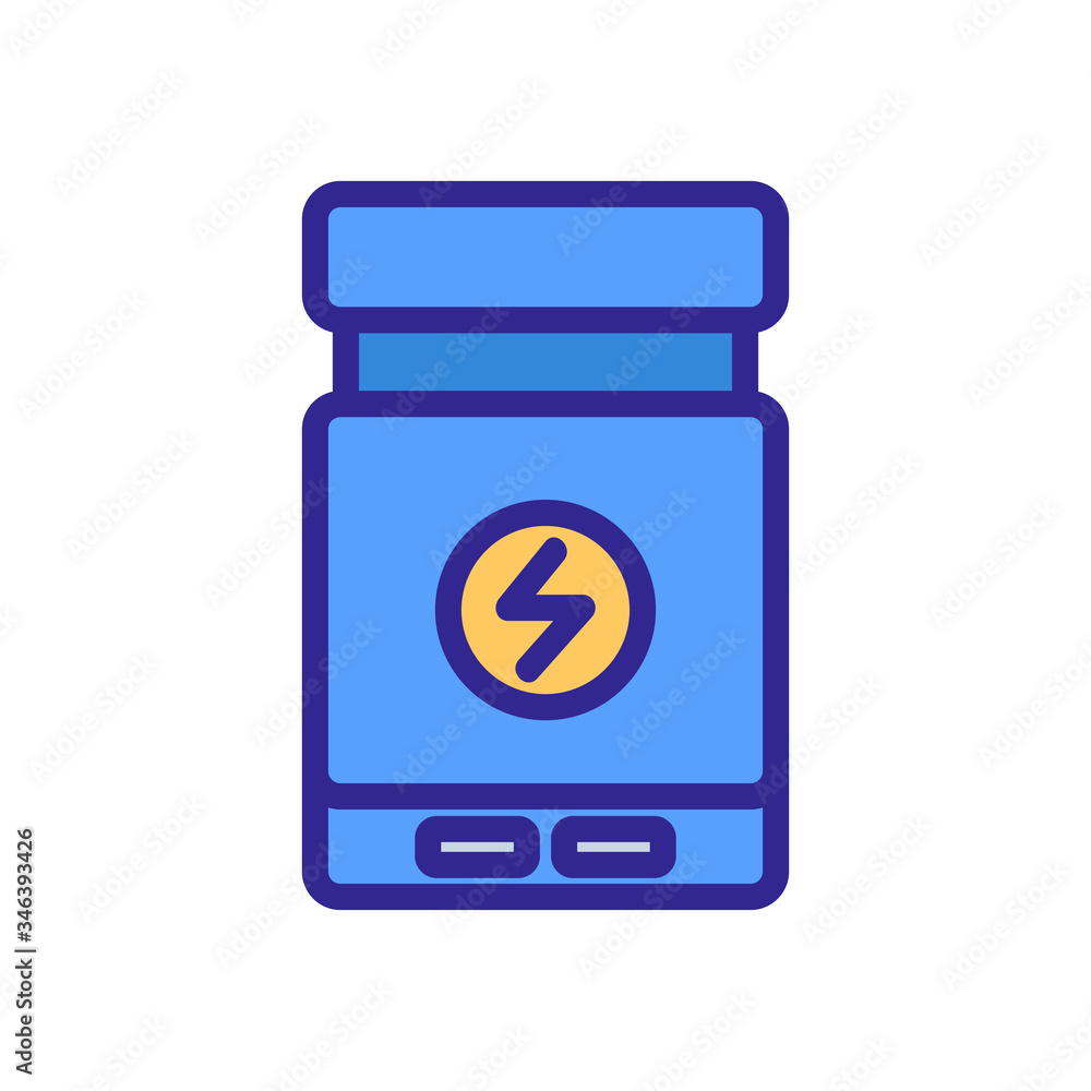 portable battery for phone icon vector. portable battery for phone sign. color symbol illustration portable battery for phone icon vector. portable battery for phone sign. color symbol illustration