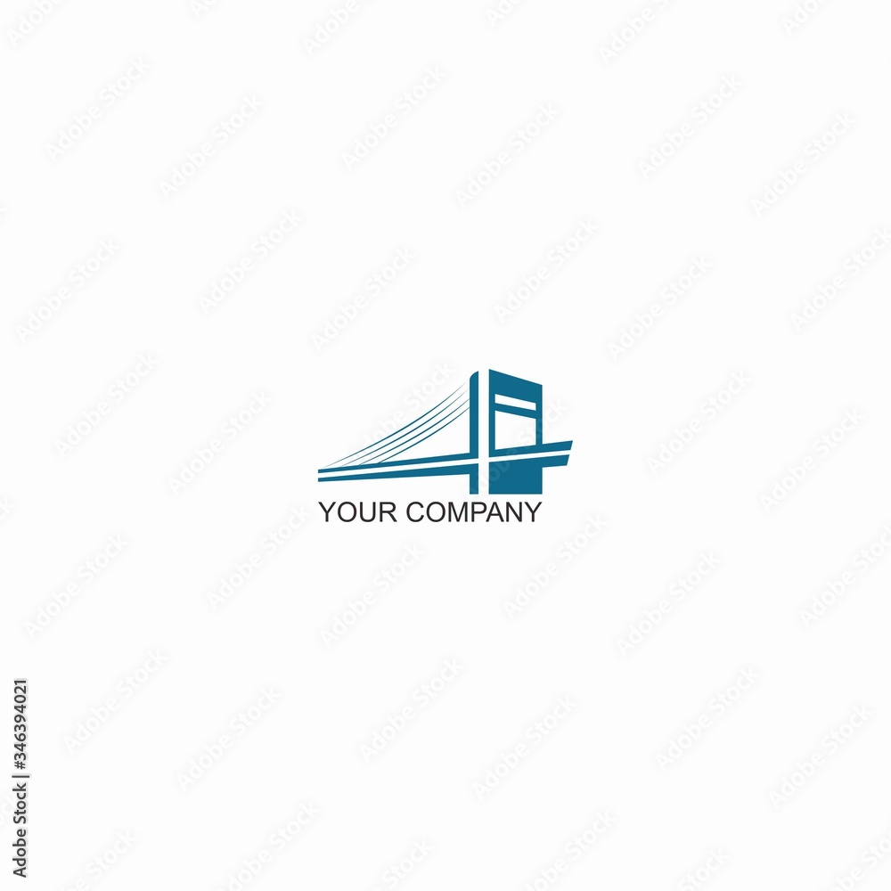 real estate company logo, bridge logo, logo for a company, logo designs, logo for bussiness