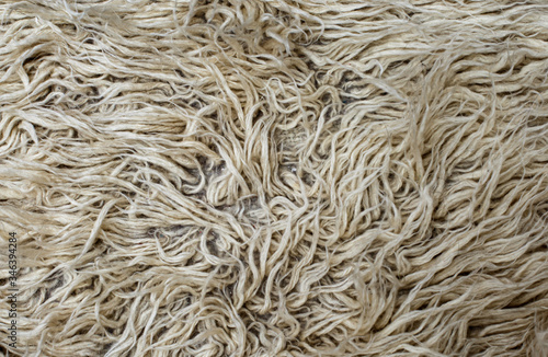 Close-up of handmade wool blanket background