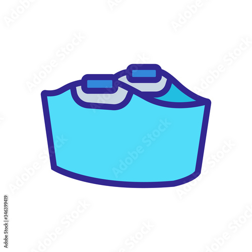 towel holder icon vector. towel holder sign. color symbol illustration
