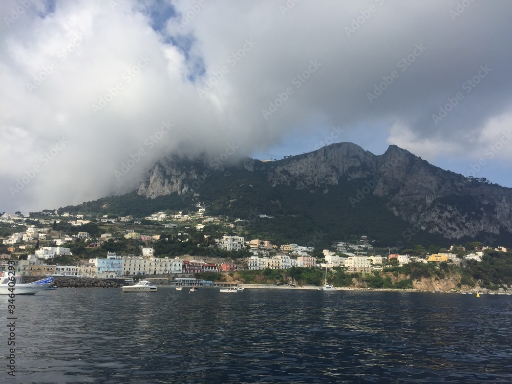 Amalfi coast shorelines