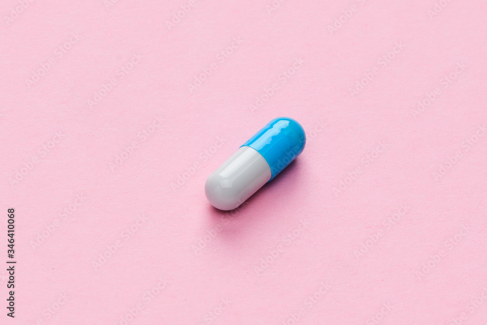 medicine tablets vitamins on the table in the group. medicine tablets vitamins on the table in the group.