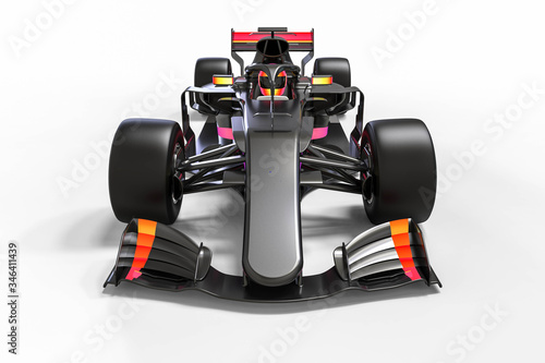 3D render image of a race car representing car development 